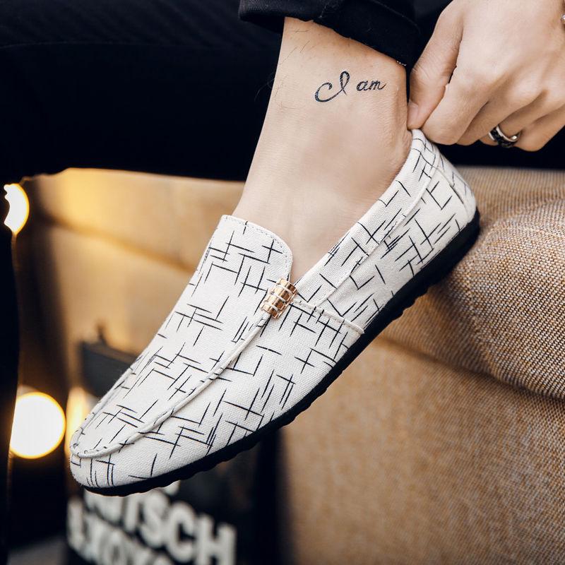 Peas shoes men's shoes cloth shoes summer breathable men's casual shoes trend student shoes men