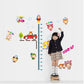 Children 'S Room Wall Decoration Cartoon Wall Stickers Wall Painting Stickers Height Stickers