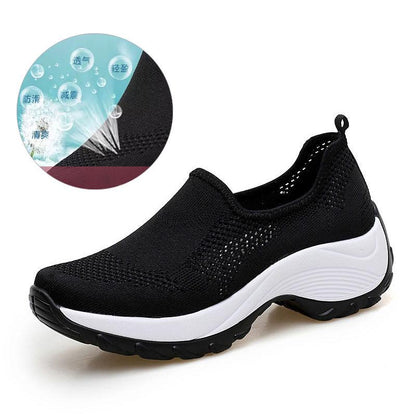 Women Platform Sneakers Spring Ladies Wedges Casual Shoes Women Trainers Comfortable Femme Height Increasing Women Shoes