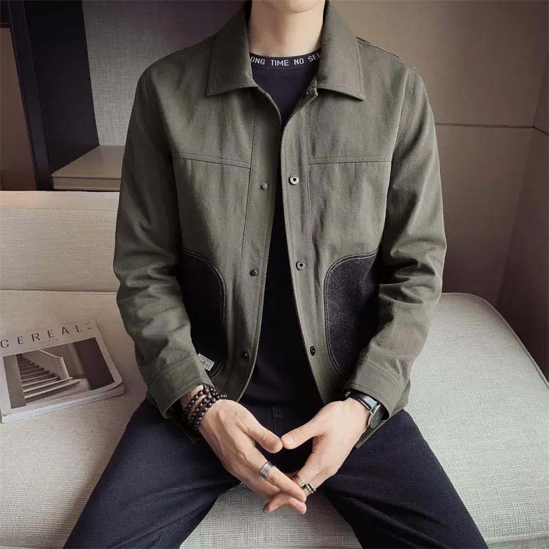 2021 Autumn New Coat Men's Popular Wilder Spelling Top Casual Men's Jacket