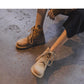 Men High Top Canvas Shoes Military Tactical Boots Desert Combat Outdoor Travel Shoes Ankle Boots