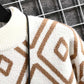 Winter Plus Velvet Thick Sweater Men's Warm and Handsome Bottoming Shirt Fashion Sweater