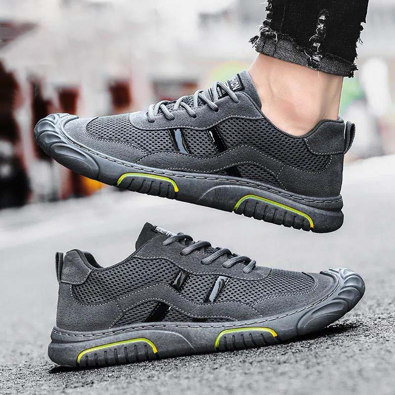 Summer Men's Shoes Breathable Mesh Non-slip Casual Shoes Sports Running Anti-stinking Light Sports Shoes