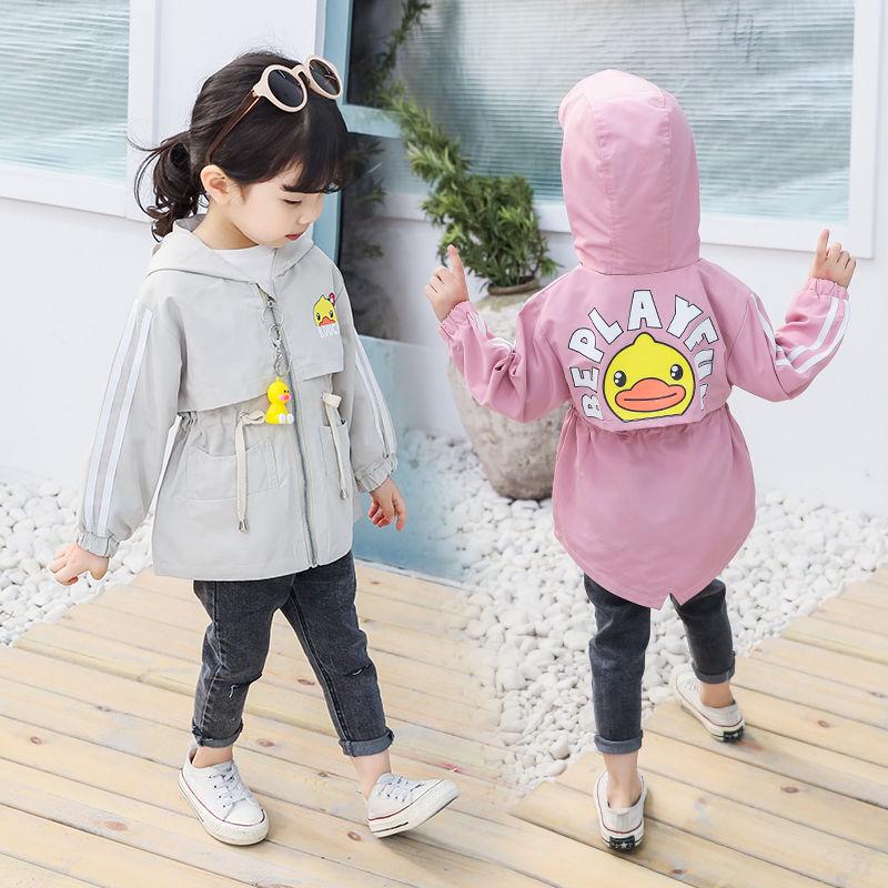 Baby Girls Jacket Autumn Cute Girls Trench Outerwear Kids Girls Windbreaker Coat Children Clothing