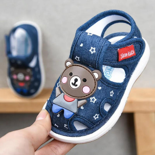 Baby Cloth Sandals Summer Boys and Babies Called Shoes Non-slip Soft-soled Toddler Shoes Female Baby Shoes