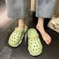 Cave Shoes Women Wear Ins Tide Summer Fashion Thick Bottom Non-slip Baotou Slippers Beach Sandals