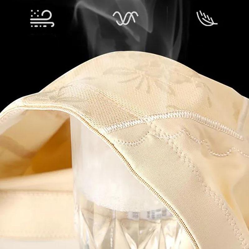Waist Sculpting and Belly-sculpting Lingerie Ladies Mid-rise Lace Underwear Hip Lift Slimming Belly Waistband