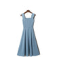 Fruit Green Dress Waist and Thin Fashionable and Versatile Retro Sling Multi-color Optional