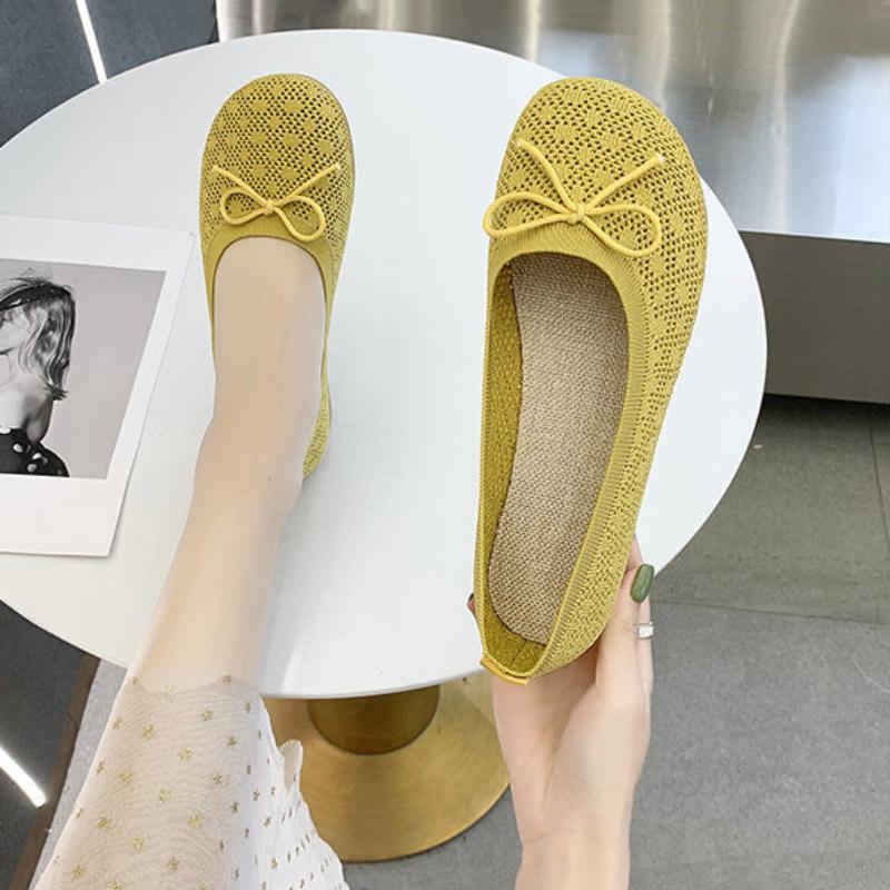 Summer Shoes Women Hollow Lace Mesh Shallow Mouth Shoes Casual Shoes Women Sandals
