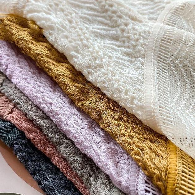 Women Large Size Underpants Ladies Antibacterial Breathable Middle Waist Traceless Lace Briefs 3pcs/Lot