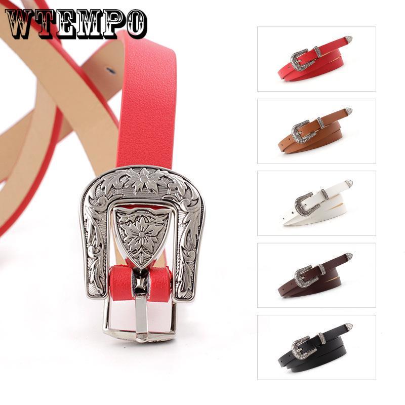 Waist Belt Fashion Women Waist Pin Buckle Belt Waistband Metal Round Ring Circle
