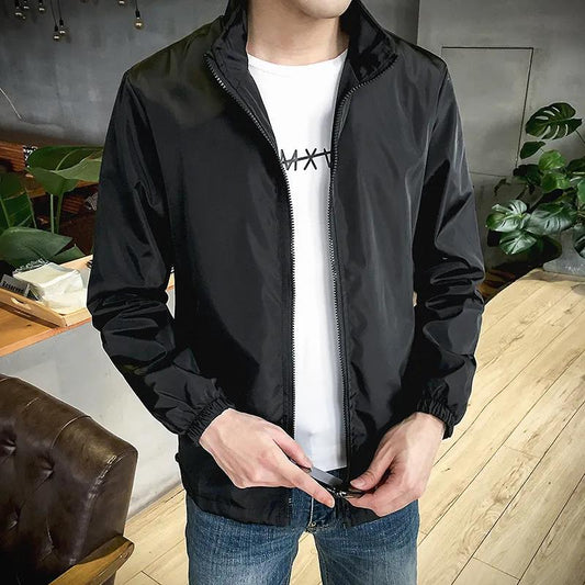 Autumn Men's Jacket Handsome Casual Jacket Jacket Youth Trend Tooling Sportswear