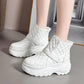 Winter Boots Velvet Thick-soled Platform Heightening Snow Boots Non-slip Women's Cotton Boots Waterproof Cotton Shoes