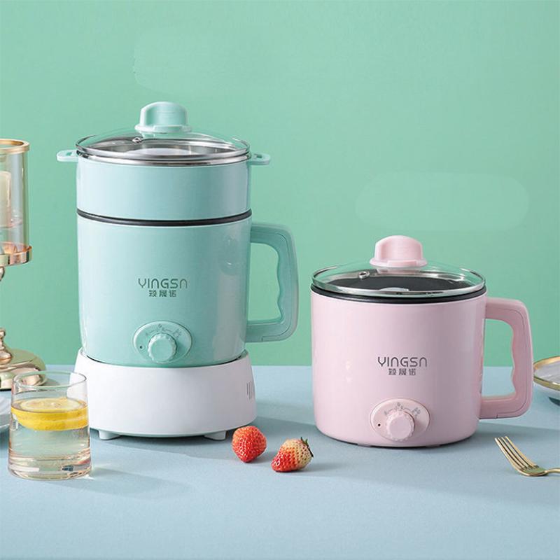 Wok Dormitory Small Electric Cooker 2 People Rice Cooker Instant Noodle Pot Electric Cooker Multi-function Electric Pot Electric Wok Porridge Pot