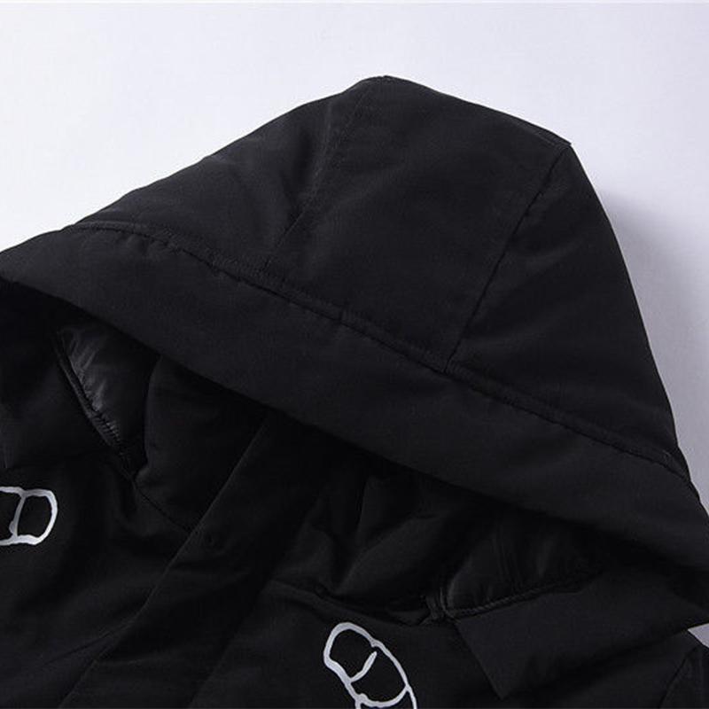 Bear Down Jacket Women's Lovers Wear Men's Space Astronaut Jacket Short