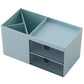 Desktop Storage Storage Box Large Capacity Double Drawer Jewelry Box European Dresser Makeup Hand Jewelry Box Pen Holder