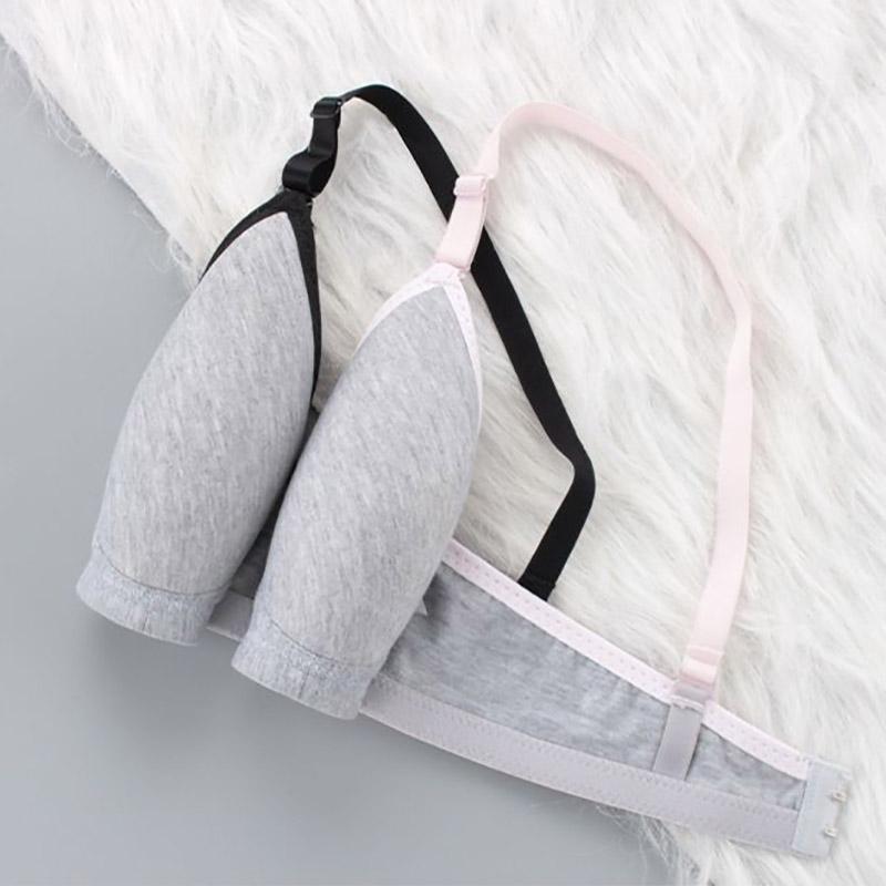 Sweet Style Ladies Underwear Thin Section Comfortable Breathable Skin-Friendly No Steel Rings Gathering Stereotypes Versatile Bra