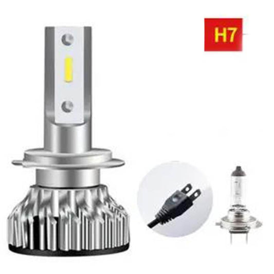Car Front Big Bulb LED H1 H3 H4 H7 H8 H9 H11 12V24V High Beam Low Beam Brightening Direct Replacement Bulb 300W Super Bright