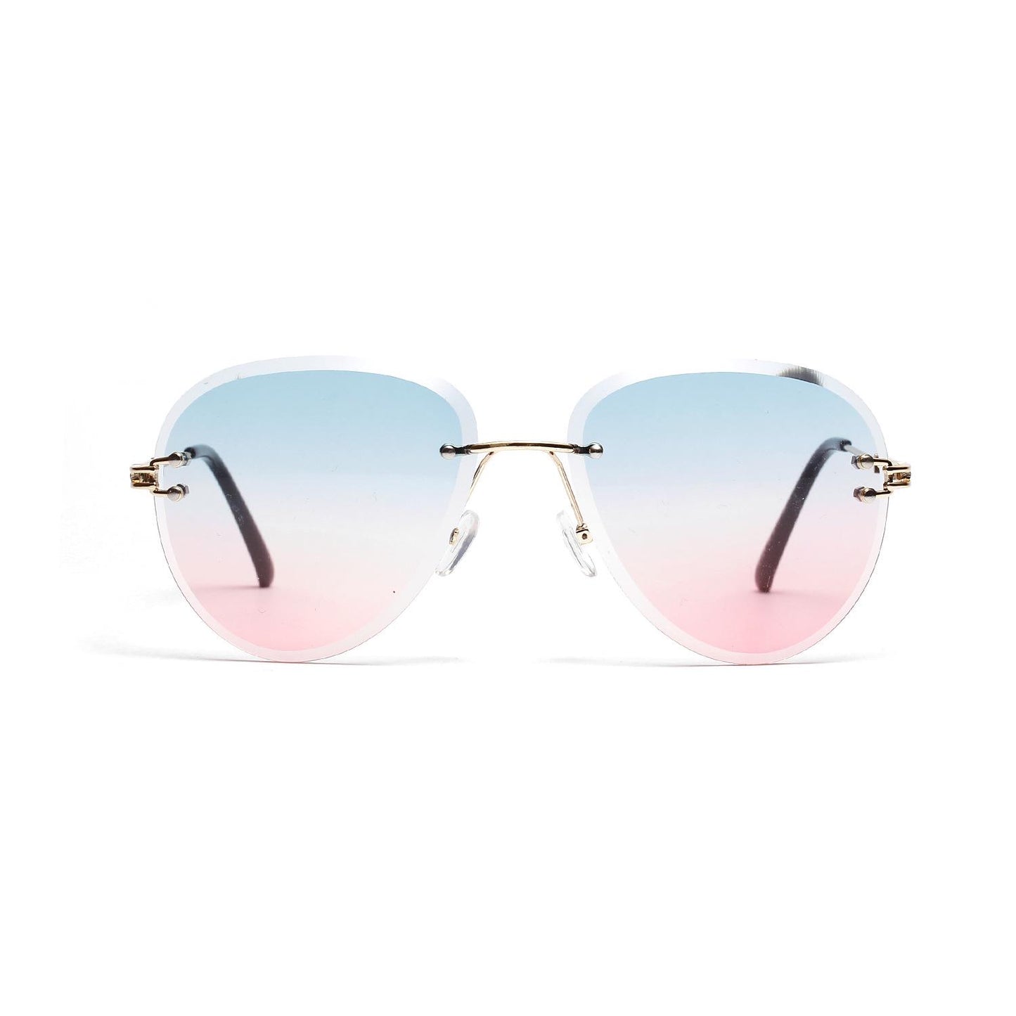 WTEMPO Sunglasses Men's Sunglasses women Borderless Diamond Cut Popular Sunglasses