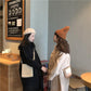 Winter Long Woolen Coat Women's Korean Style All-match Student Woolen Coat