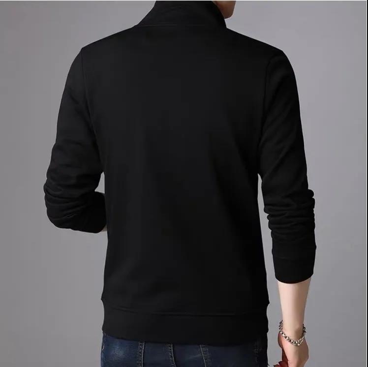 Autumn and Winter Men's Jacket Casual Jacket Youth Jacket Middle-aged Father Wear Winter Warm Zipper Jacket