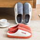 Winter Couple Cotton Slippers Household Indoor Non-slip Wear-resistant Slippers Plush Warm Home Cotton Shoes
