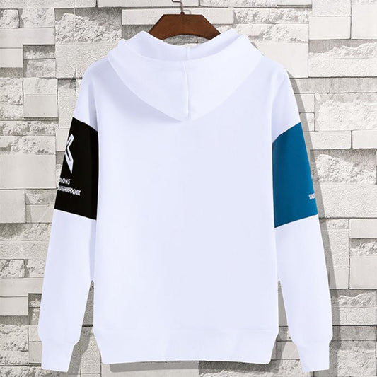 Autumn Jacket Men's Korean Style Slim Baseball Jacket Trendy Hooded Casual Jacket Men