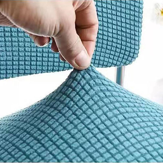 Modern Minimalist Solid Color Split Universal Dining Chair Cover Office Chair Cover Universal Cushion Thickened Chair Cover