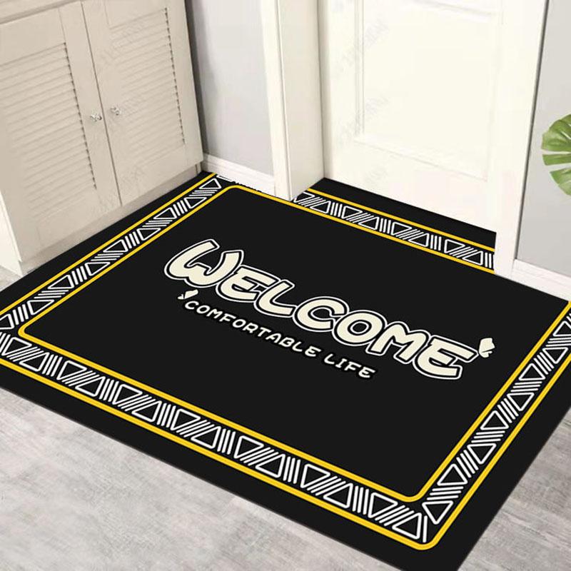 Home Door Mat Nordic Entrance Porch Floor Mat Kitchen Mat Bedroom Bathroom Entrance Carpet