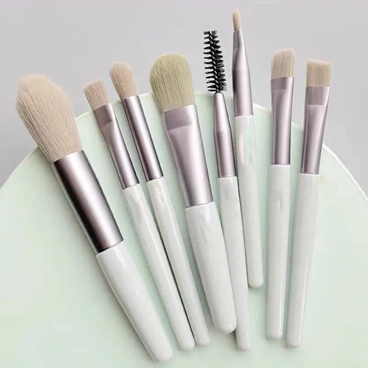 8pcs Makeup Brush Set Eye Shadow Blush Loose Powder Highlight Trim Lip Brush Beauty Tool