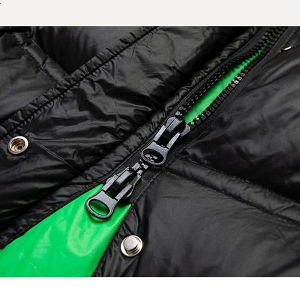Long Down Jacket Women's Loose and Thick Bread Coat Knee-length Duck Down Jacket