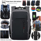 Fashion Backpack Men Backpack Usb Charging Waterproof Laptop Backpack Male Business Bag