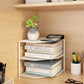Bookcase Corner Shelf Simple Desk Corner Corner Cabinet Bay Window Desktop Triangle Corner Bookcase Storage Rack