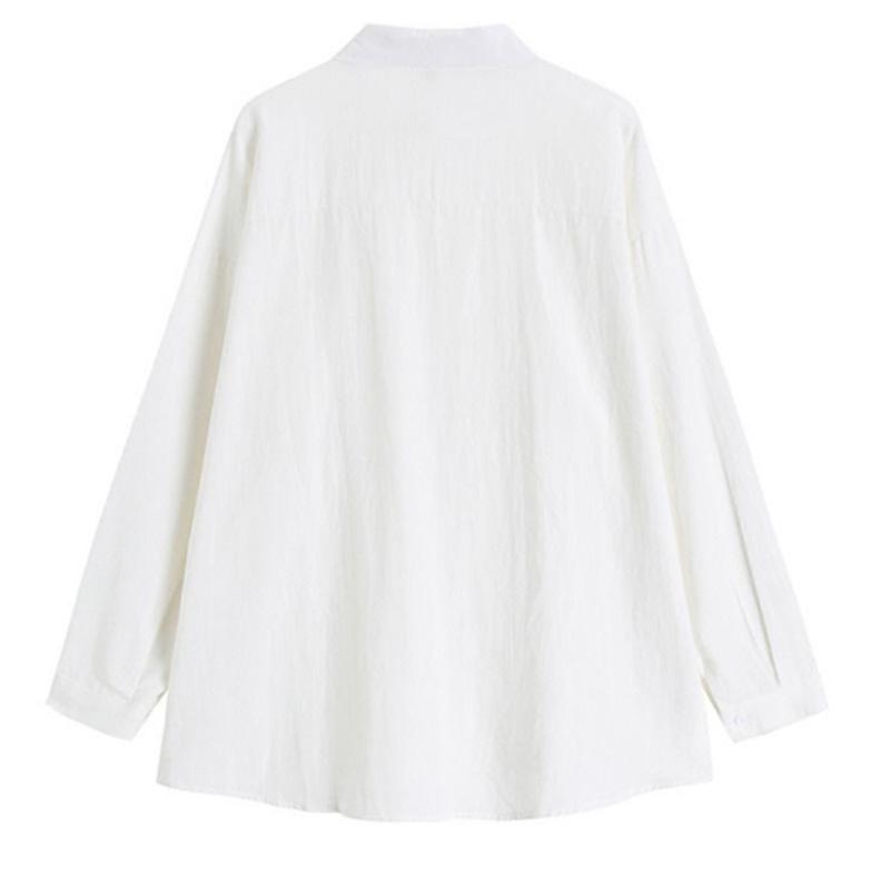 Solid Color Versatile Bottoming Shirt Schoolgirls Spring Korean Style Loose Lazy Wind Shirt Super Delivery Shawl