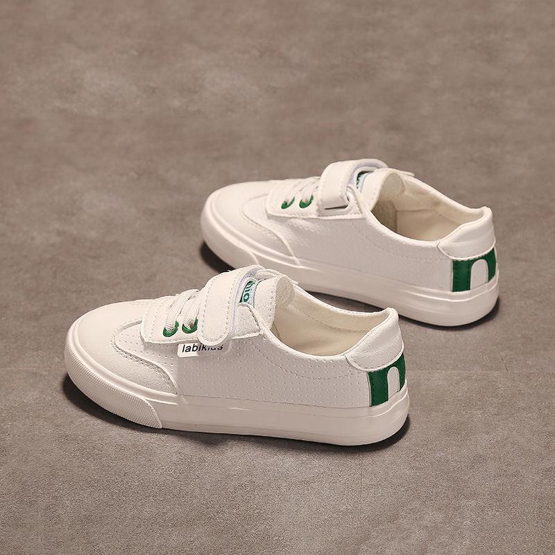 Kids Sneakers Boys Shoes Girls Trainers Children Leather Shoes White Black School Shoes Pink Casual Shoe Flexible Sole Fas
