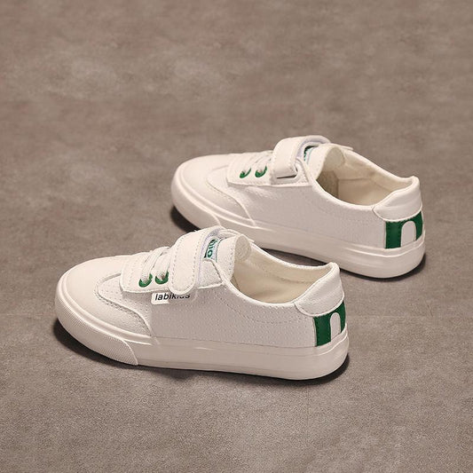 Kids Sneakers Boys Shoes Girls Trainers Children Leather Shoes White Black School Shoes Pink Casual Shoe Flexible Sole Fas