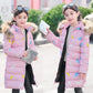 Girls' Winter Cotton-padded Clothes Clothes Mid-length Thick Baby Warm Hooded Outerwear Coat Girls Clothing Children Down Parkas