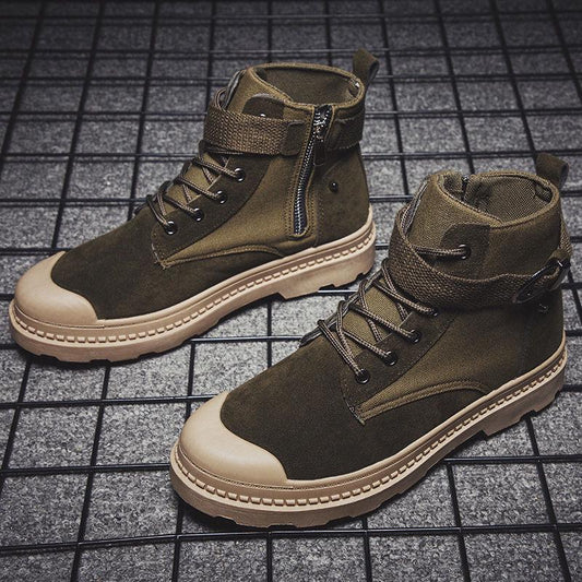 Non-slip Wear resistant Martin boots Men's Winter boots Large size boots shoes Outdoor Snow boots