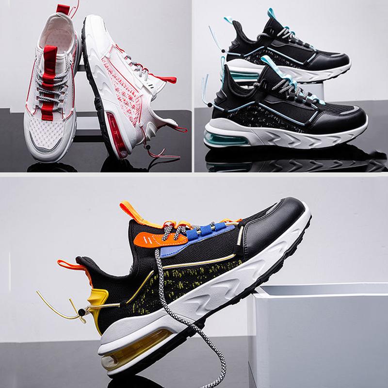 Summer Men's Air Cushion Running Shoes Korean Style Trendy All-match Shoes Breathable Sports Casual Shoes