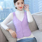 Fall/winter Down Cotton Vest Women's Close-fitting Inner-wearing Warmth and Slim-fitting Short Light and Thin Bottoming Waistcoat Vest