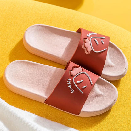 Sandals Slippers Summer Home Bathroom Non-slip Slippers Women Fashion Outdoor Couple Shoes Soft Beach Slippers