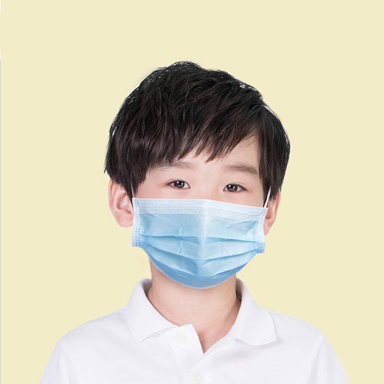 Baby Care Set Cartoon Cute Anti-Dust Mask for Kids Disposable Non-Woven Fabric Masks Random Color