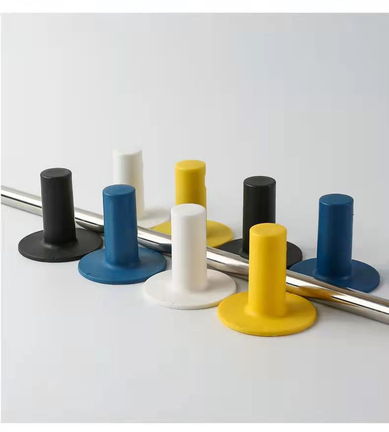 Towel Rack Rag Rack Slipper Rack Bathroom Toilet Towel Bar Kitchen Single Rod Thickened Simple Rack Multi-color Optional Hanging Rack