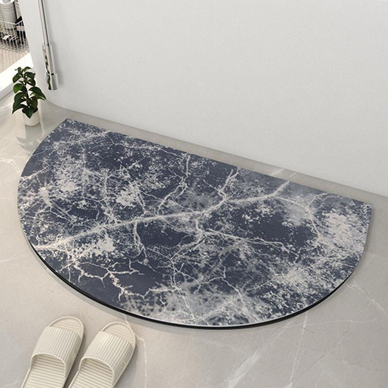 Diacalite Semicircular Bathroom Water Absorbent Pad Foot Pad Home Quick-drying Room Anti-slip Pad Door Entry Soft Mat 40*60cm/50*80cm