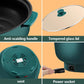 400W/800W Dual-levels Electric Heat Pot 20cm Mini Non-stick Cookware Boiling Soup Pot for One Person