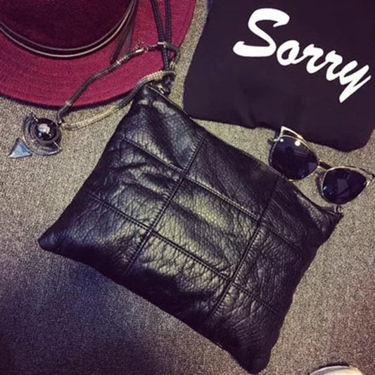 Business Briefcase Wemen Retro Zipper Waterproof Leather IPad Handbag Shoulder Bags Computer Bag