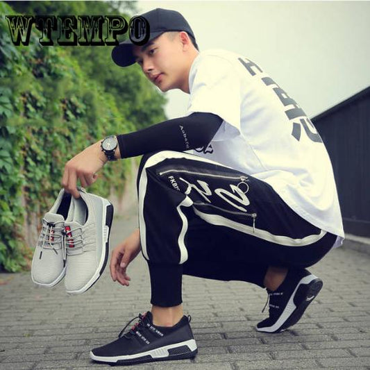 Men Fashion Casual Running Shoes Outdoor Breathable Mesh Sneakers