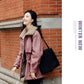 Autumn and Winter Plus Velvet Thicker Pie To Overcome Short Loose Loose All-match Jacket Fashion Temperament Female Jacket