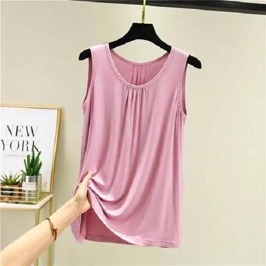Multicolor Women T- Shirt Sleeveless  Blouses Casual Tops  Loose size