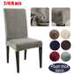 2/4/6pcs Velvet Plush Chair Cover Removable Stretch Slipcovers Fox Pile Restaurant Seat Cover for Dinning Room Banquet Hotel Chair Covers